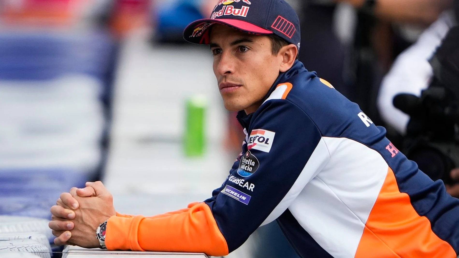 Marc Márquez, atento en una de las curvas del Red Bull Ring de Spielberg