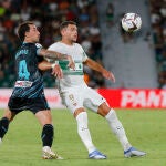 El delantero del Elche Lucas Boyé. EFE/Manuel Lorenzo