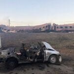 El tren atacado en Chaplyne por misiles rusos