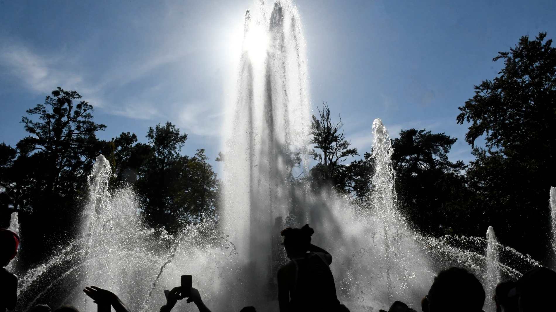 El Palacio Real de La Granja de San Ildefonso celebra los tradicionales juegos del agua de sus monumentales fuentes