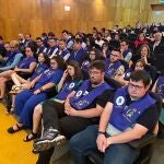 Alumnos con discapacidad intelectual en su graduación en la Politécnica de Madrid