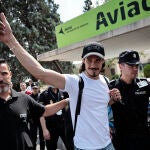 Edinson Cavani en Valencia.