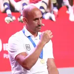 Rubiales durante un evento de la selección española