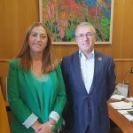 La delegada del Gobierno en Castilla y León, Virginia Barcones, se reúne con el secretario de Estado Hugo Morán