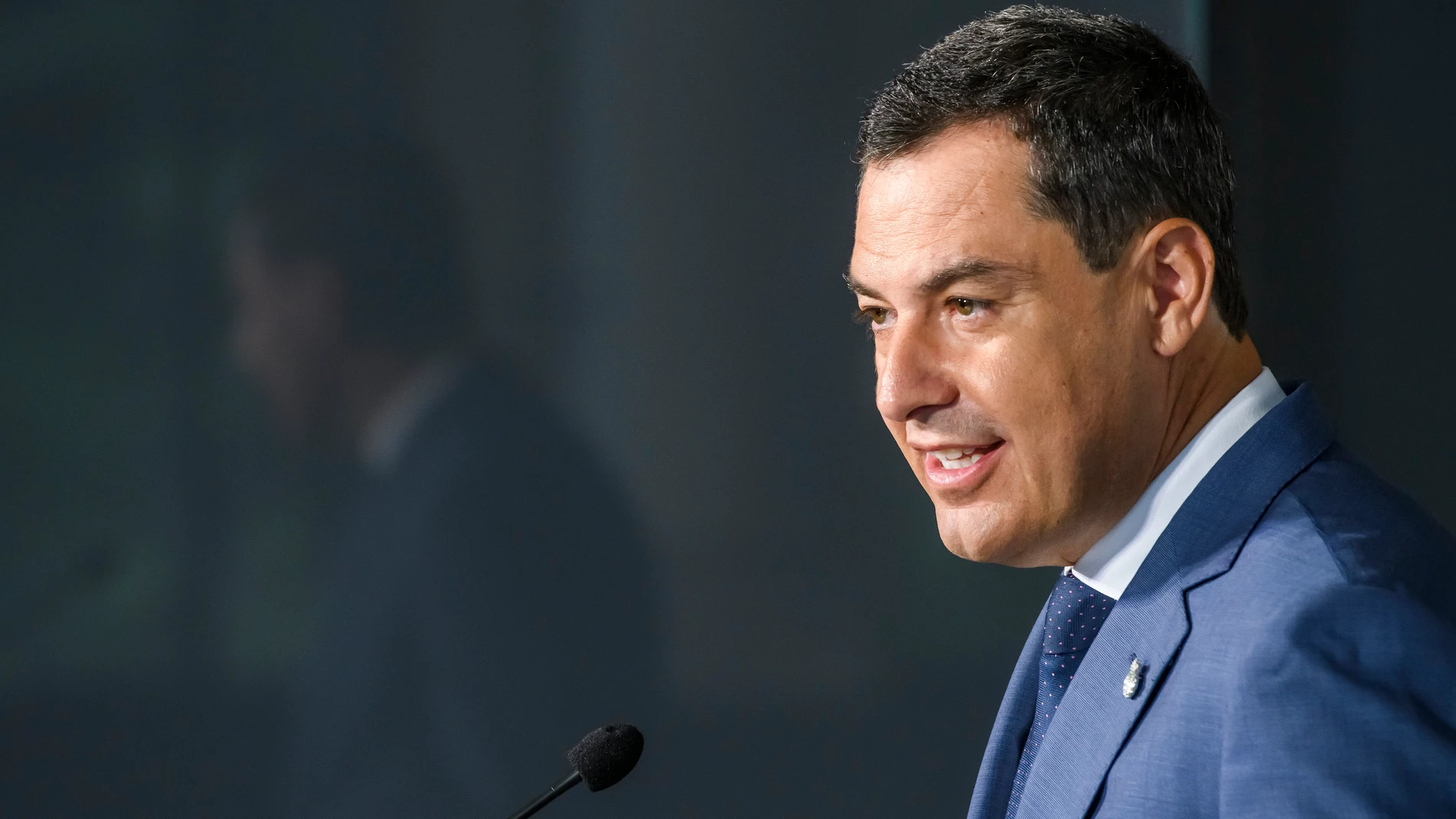 El presidente de la Junta de Andalucía, Juanma Moreno. EFE/ Raúl Caro