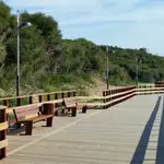 Nuevo tramo de la senda litoral. DIPUTACIÓN
