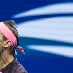 Rafa Nadal, durante su partido de primera ronda del US Open
