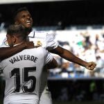 Rodrygo y Valverde, los protagonistas del gol del triunfo del Real Madrid ante el Betis