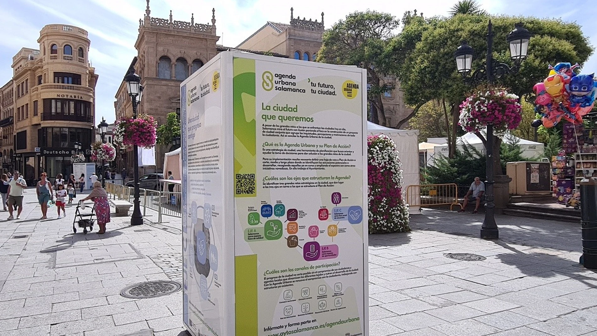 Exposición sobre la Agenda Urbana de Salamanca