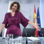 La ministra de Hacienda y Función Pública, María Jesús Montero, este verano