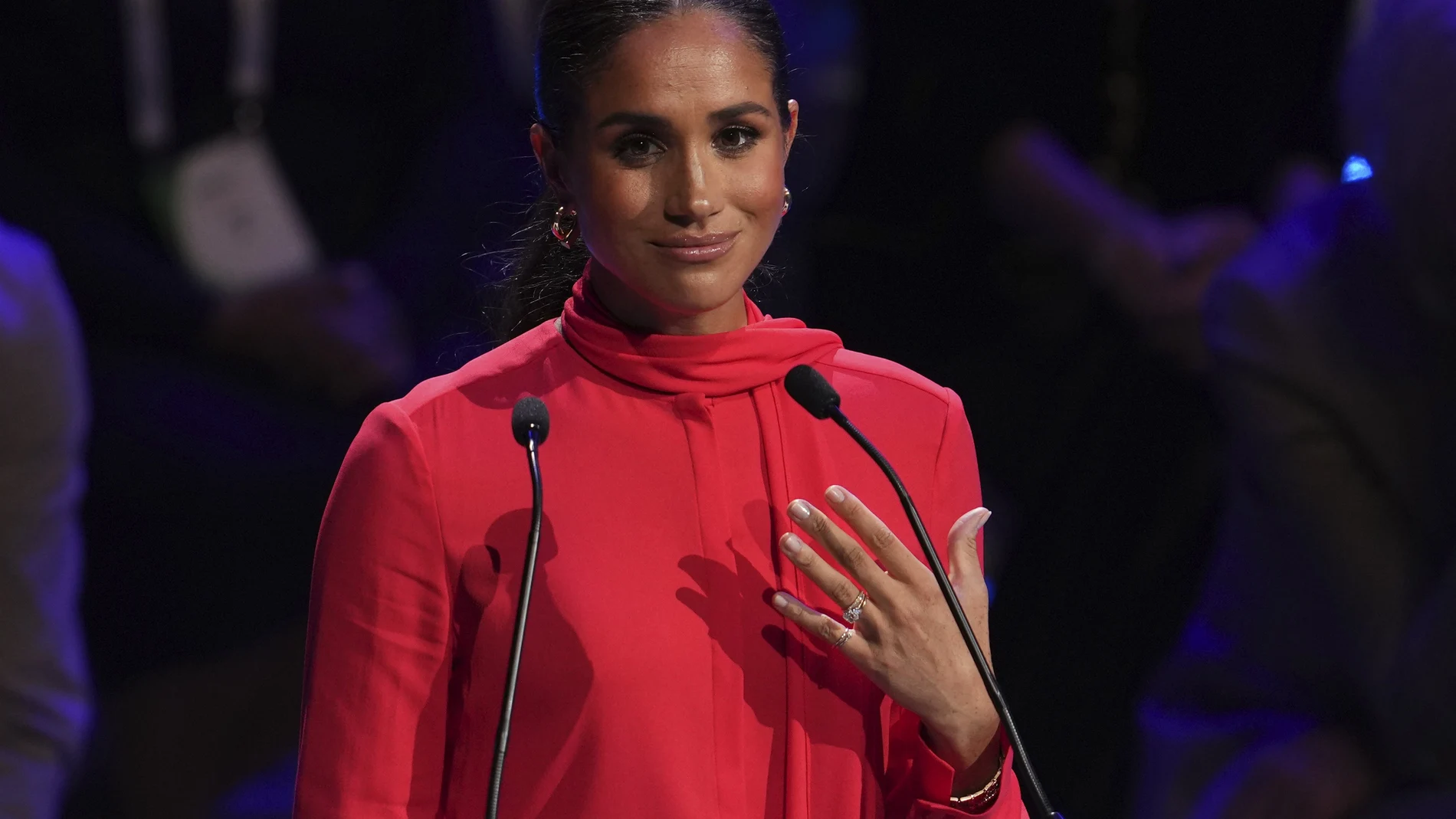 Meghan Markle en One Young World 2022 Manchester Summit