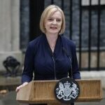 La nueva 'premier' británica, la conservadora Liz Truss, en su primer discurso a la nación como jefa de Gobierno en Londres