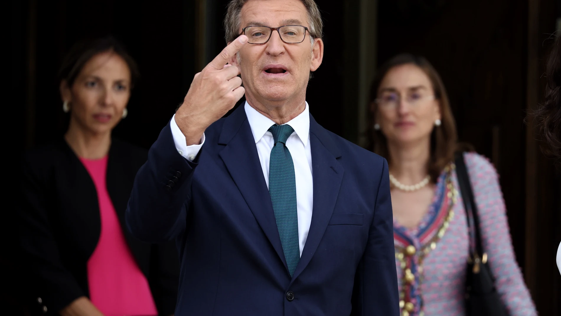 El líder del PP, Alberto Núñez Feijóo
