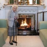 Isabel II ayer en el Balmoral