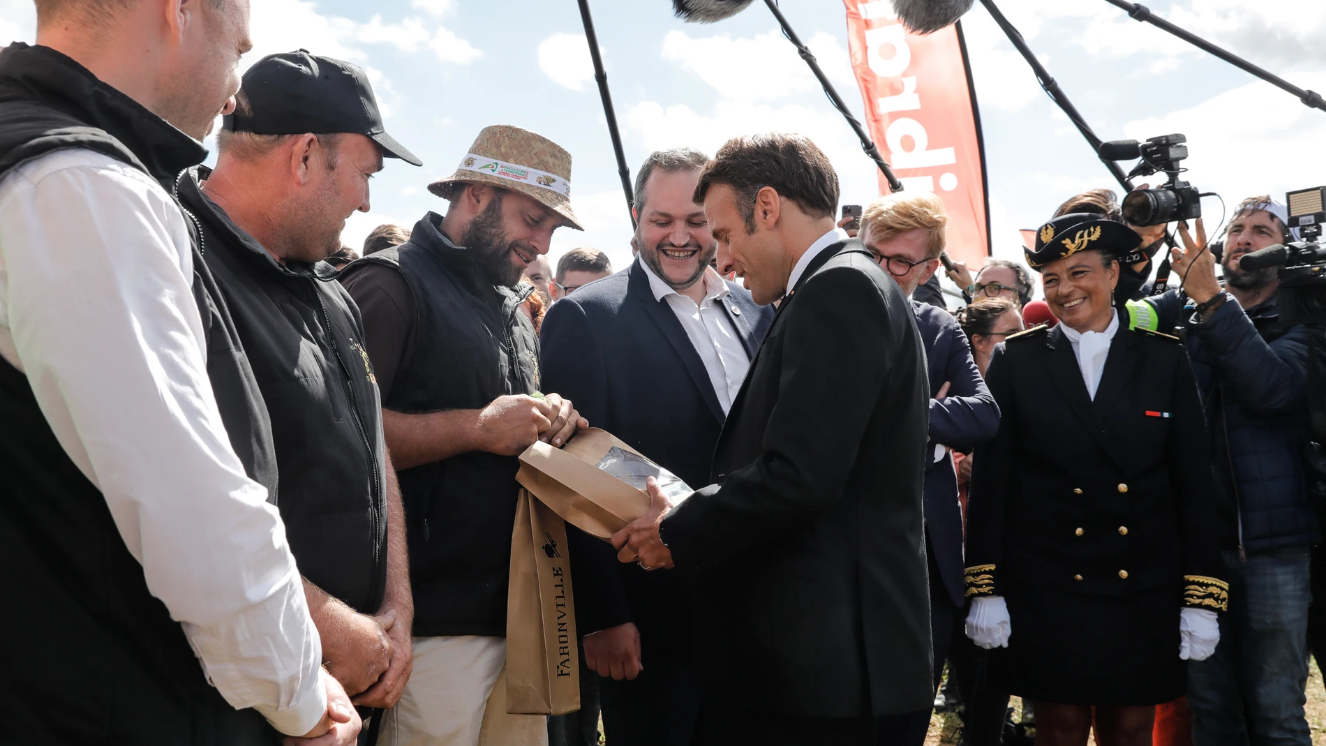 El presidente Emmanuel Macron este fin de semana