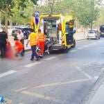 Atropello en el paseo del Salón de Granada. POLICÍA LOCAL DE GRANADA