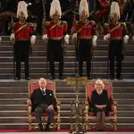 El rey Carlos III pronunció este lunes su primer discurso como monarca ante las dos Cámaras del Parlamento británico