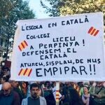 Protesta para pedir más escuela en catalán en Perpiñán
