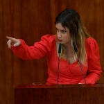 La portavoz de Unidas Podemos en la Asamblea de Madrid, Alejandra Jacinto, candidata a presidir la CM