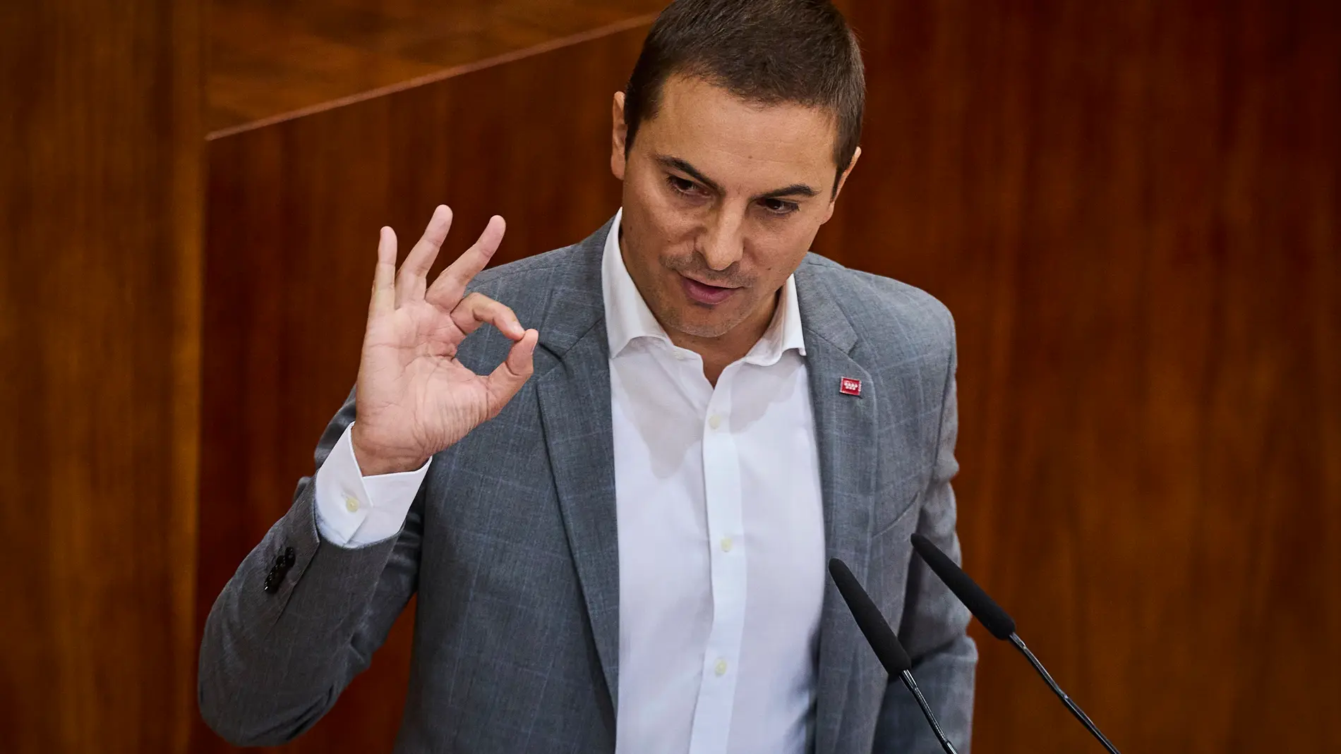 Juan Lobato portavoz del grupo parlamentario PSOE