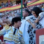 Andrés Roca Rey y Victoria Federica de Marichalar