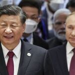 Xi Jinping y Vladimir Putin, en la cumbre de la Organización para la Cooperación de Shanghai el pasado viernes