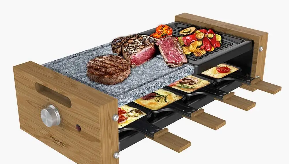 Raclette para hacer carne a la piedra