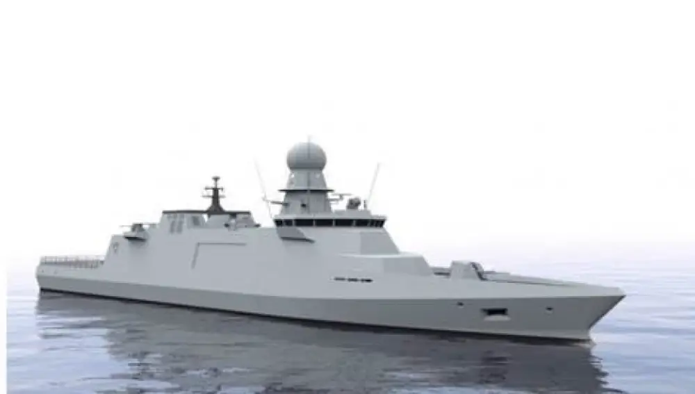 Primer diseño de la futura corbeta europea presentado por la italiana Ficantiere