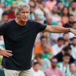 El entrenador chileno del Real Betis Manuel Pellegrini