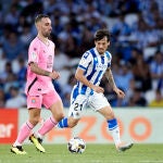 David Silva en el partido contra el Espanyol