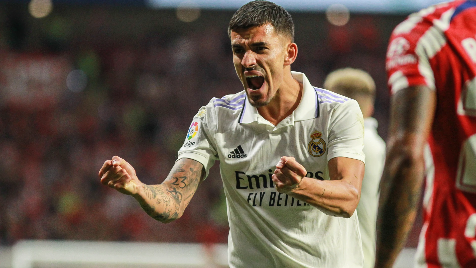 Dani Ceballos con el Real Madrid.