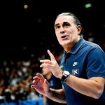 Scariolo, en un instante durante la final ante Francia