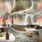 Diseño del interior del Boeing ideado por Greenpoint Technologies.