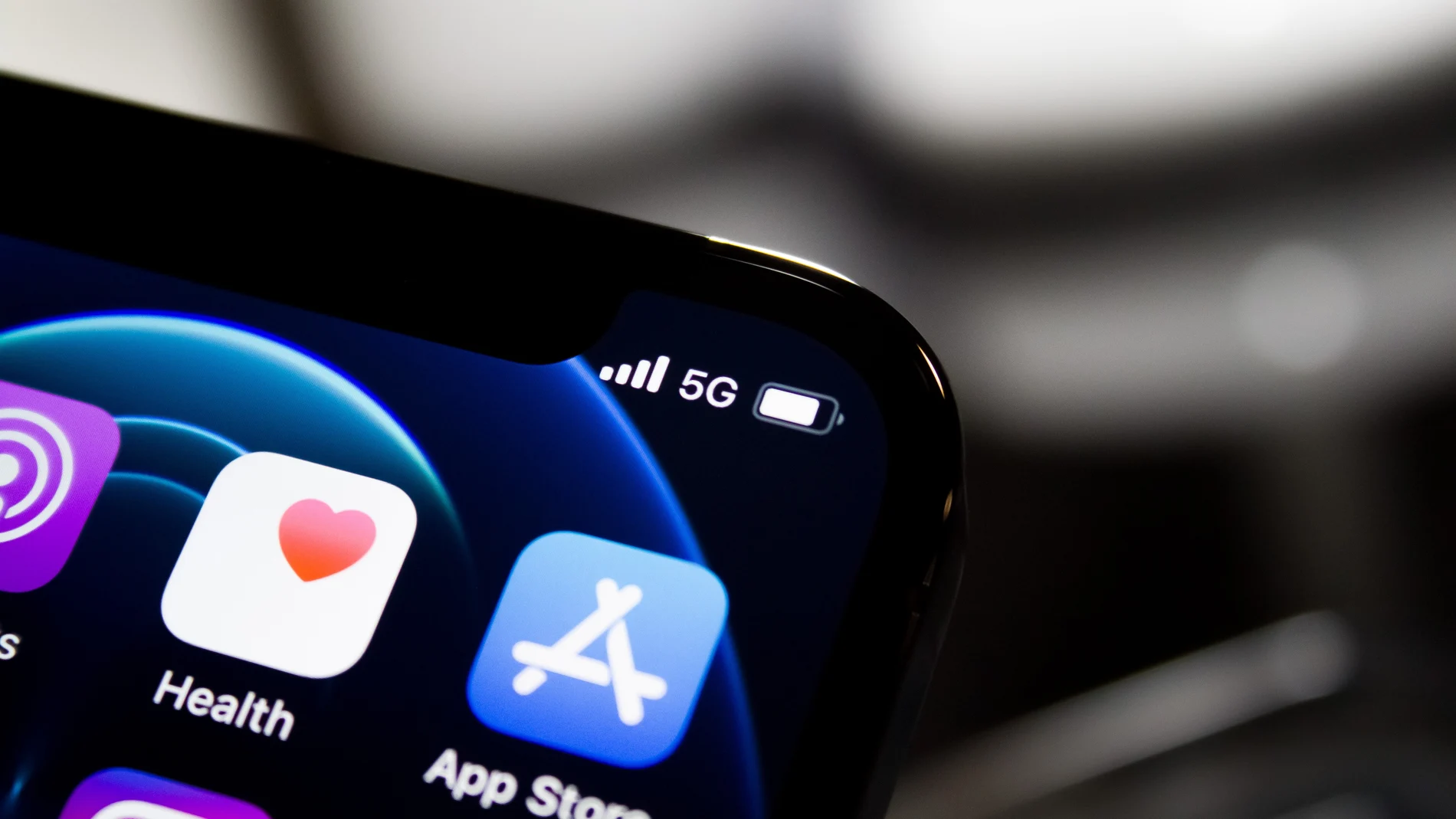 Acceso a App Store en un iPhone.
