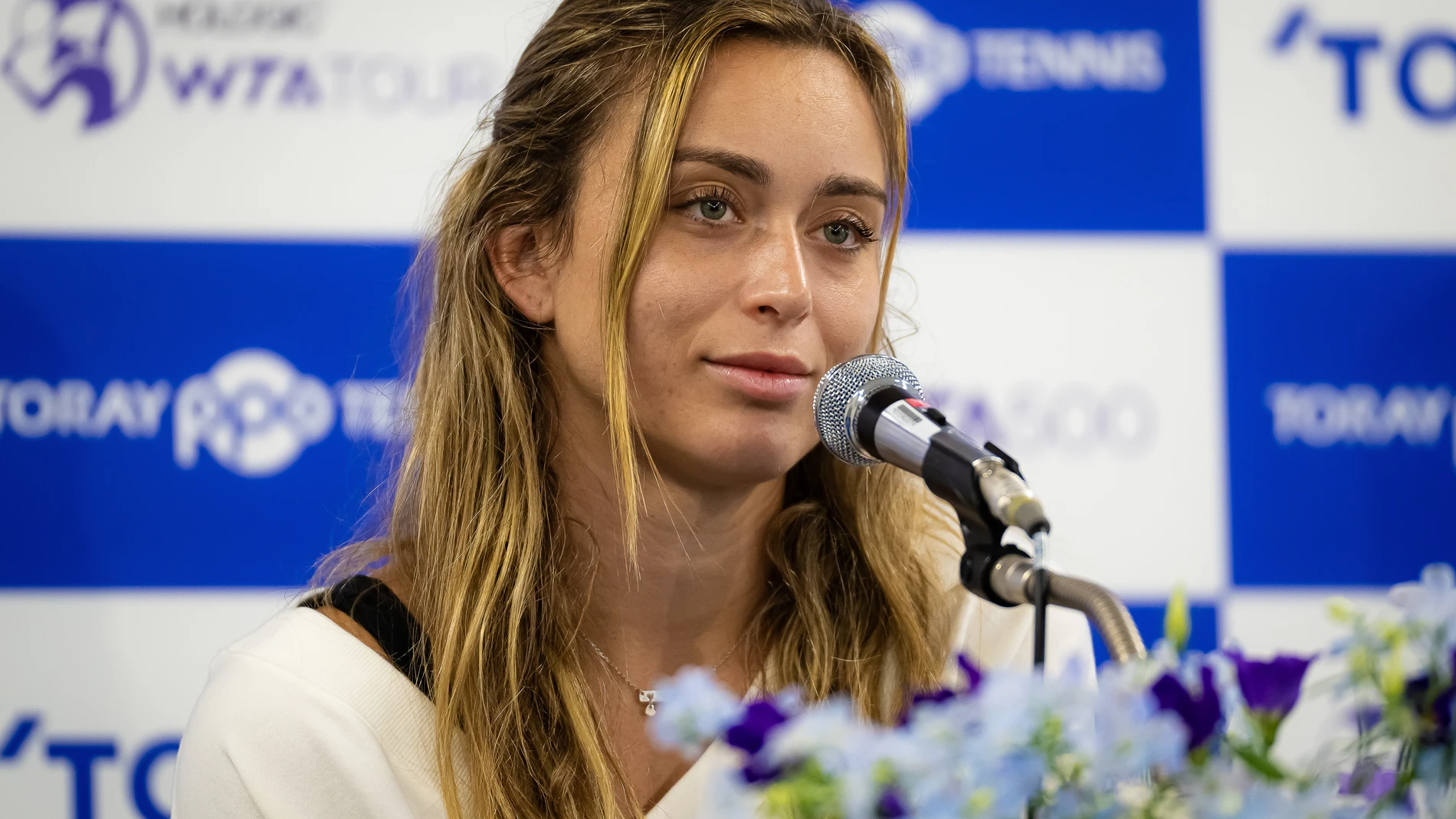Paula Badosa en rueda de prensa