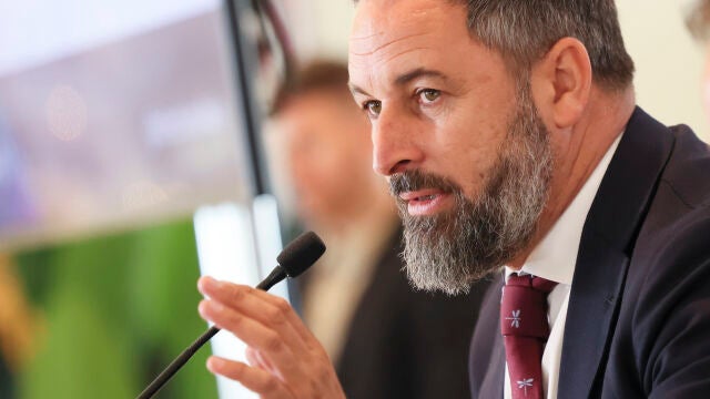 El presidente de Vox, Santiago Abascal