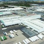 Imagen de la base logística de Mercadona en Riba-roja