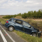 La conductora del turismo solo sufrió heridas leves