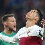 Cristiano Ronaldo con Portugal.