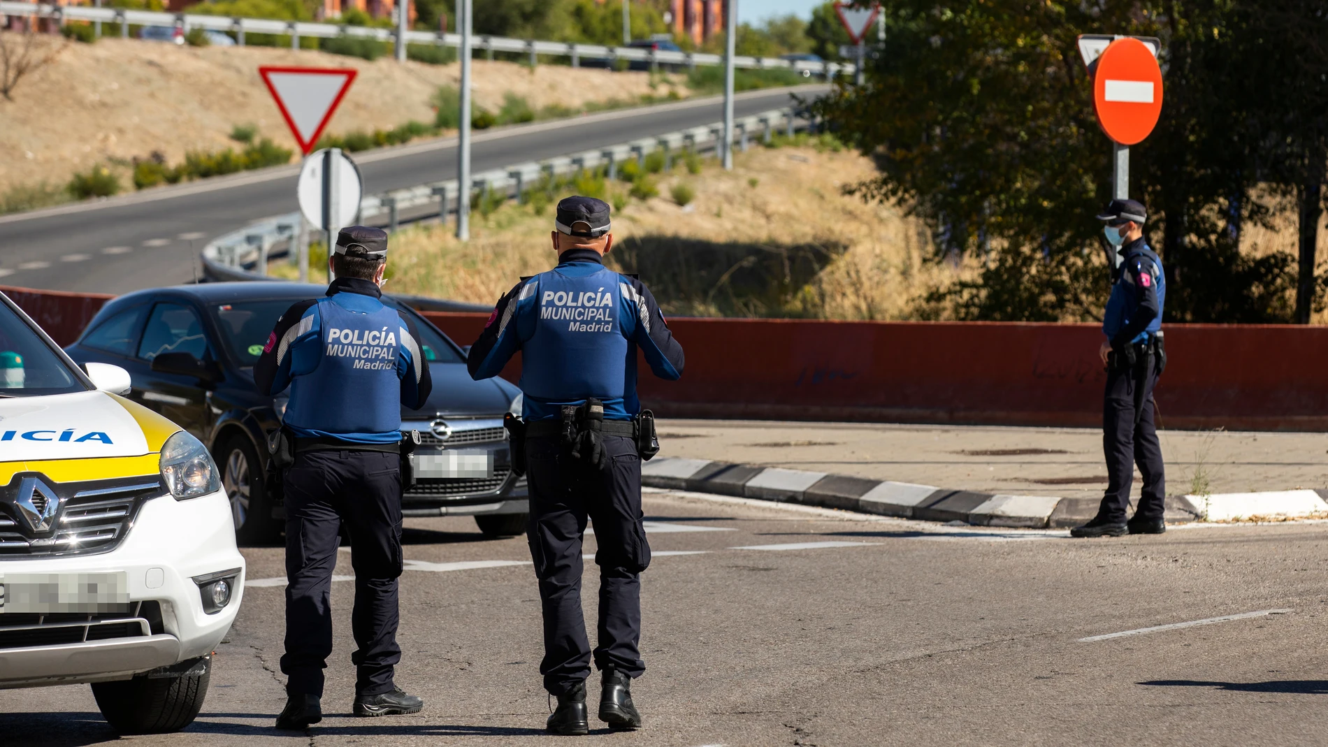 Controles de la Policía Municipal en Madrid