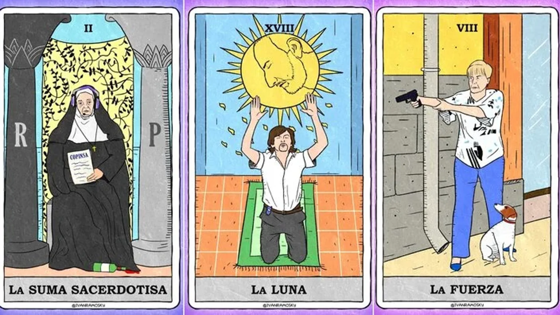 Imagen de las cartas del tarot