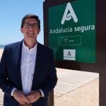 El vicepresidente de la Junta y consejero de Turismo, Juan Marín