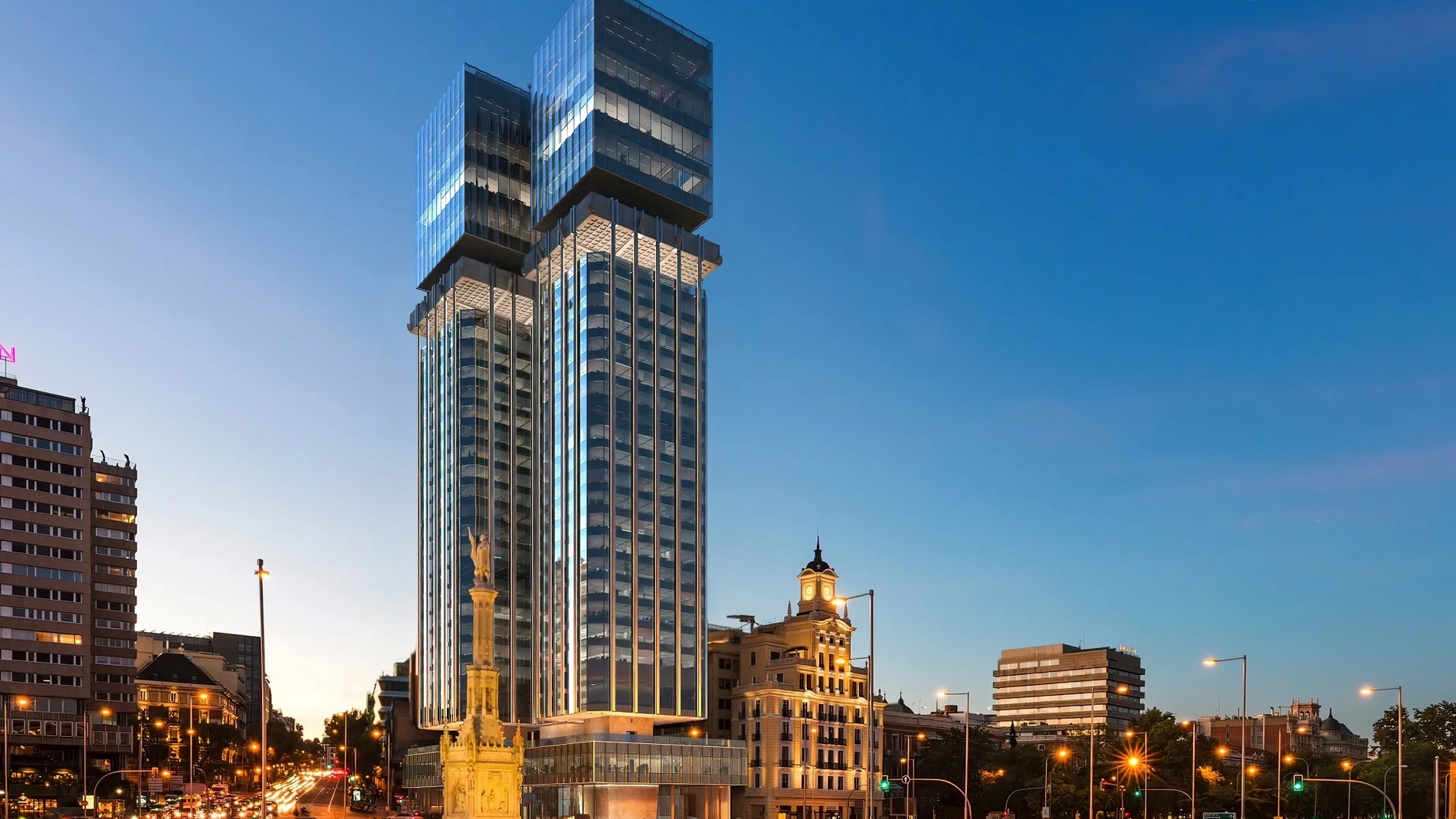 Las emblemáticas Torres Colón de Madrid