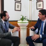 Francisco Ontiveros, junto a Juan Marín, en una imagen de archivo anterior a la pandemia