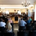 Un momento del juicio ligado a las ayudas a Acyco que se celebra en la Audiencia de Sevilla
