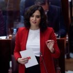 La presidenta de la Comunidad de Madrid, Isabel Díaz Ayuso