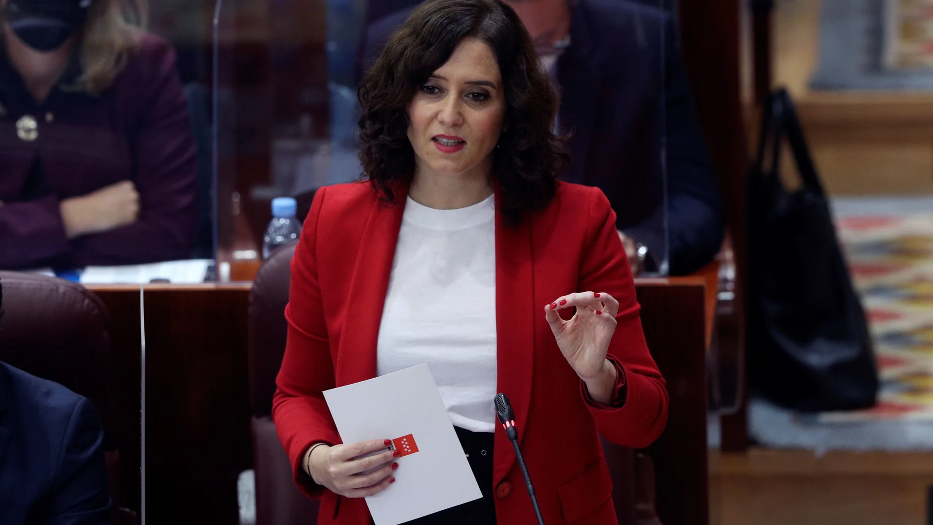 La presidenta de la Comunidad de Madrid, Isabel Díaz Ayuso