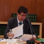 El vicepresidente de la Junta, Juan Marín, en una imagen de archivo