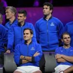 Roger Federer y Rafa Nadal, emocionados