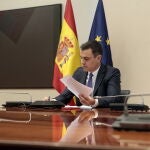 Spanish Prime Minister Sanchez discusses coronavirus lockdown exit plan with regional leaders